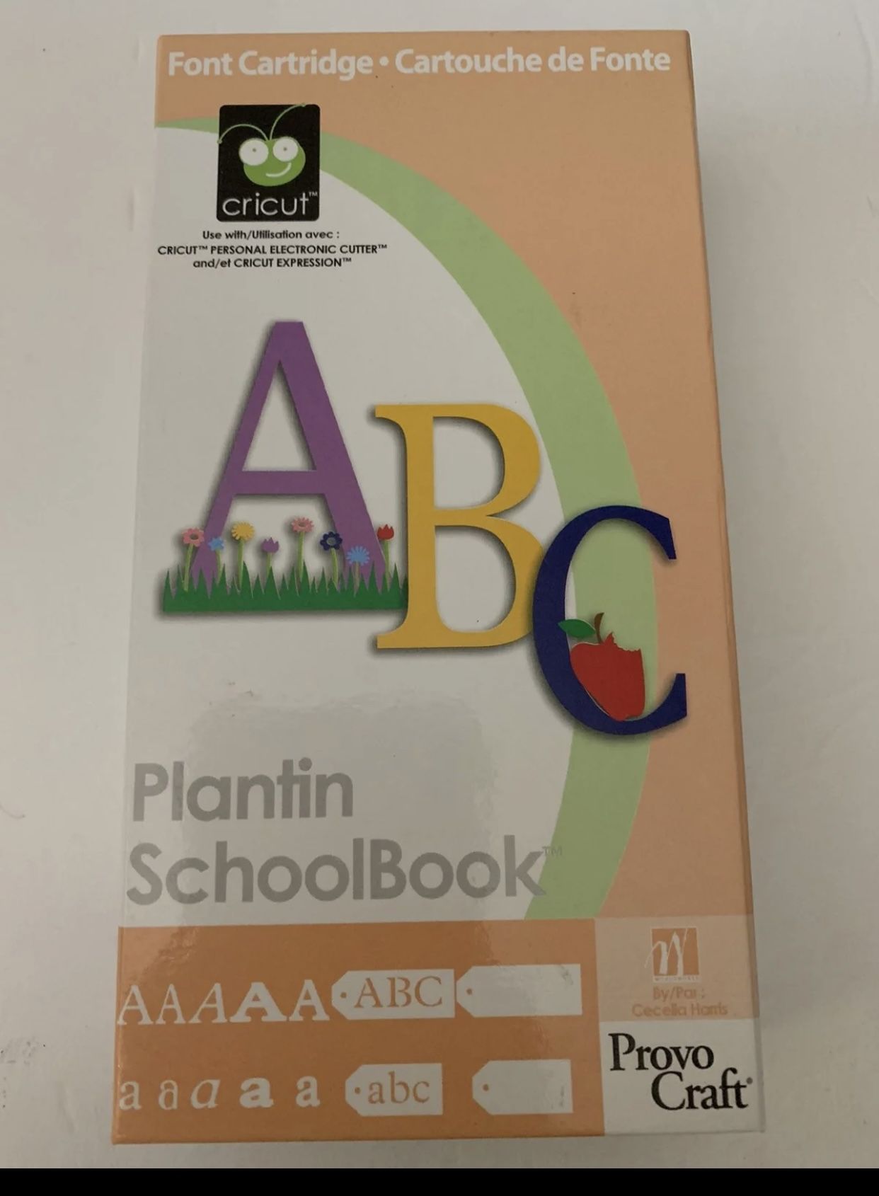 Cricut Font Cartridge- Plantin SchoolBook ABC