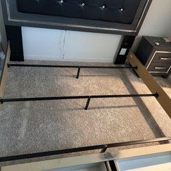 King Bed Set With Memory Foam Mattress 