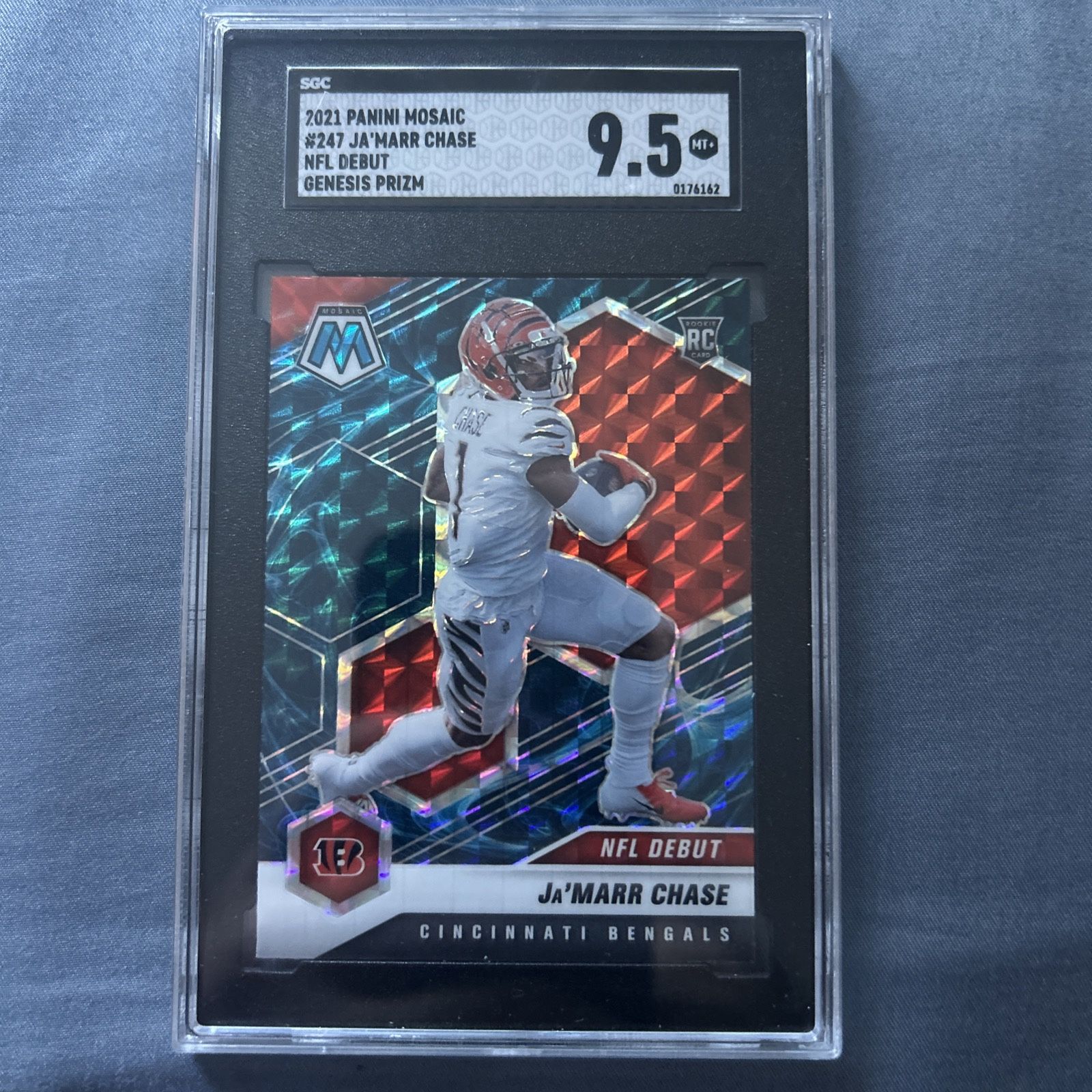 Jamarr Chase Mosaic Genesis Rookie Sgc 9.5