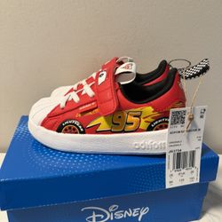Adidas Pixar Cars Lightning McQueen Kids Shoes Size 9C New With Box Sold Out