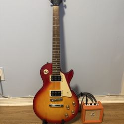 Epiphone Les Paul 100 + Orange Amp