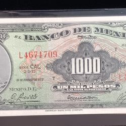 Mexican $1,000 Pesos Bill