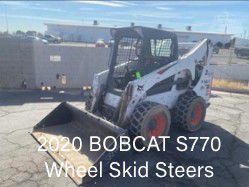 2020 BOBCAT S770

Wheel Skid Steers

