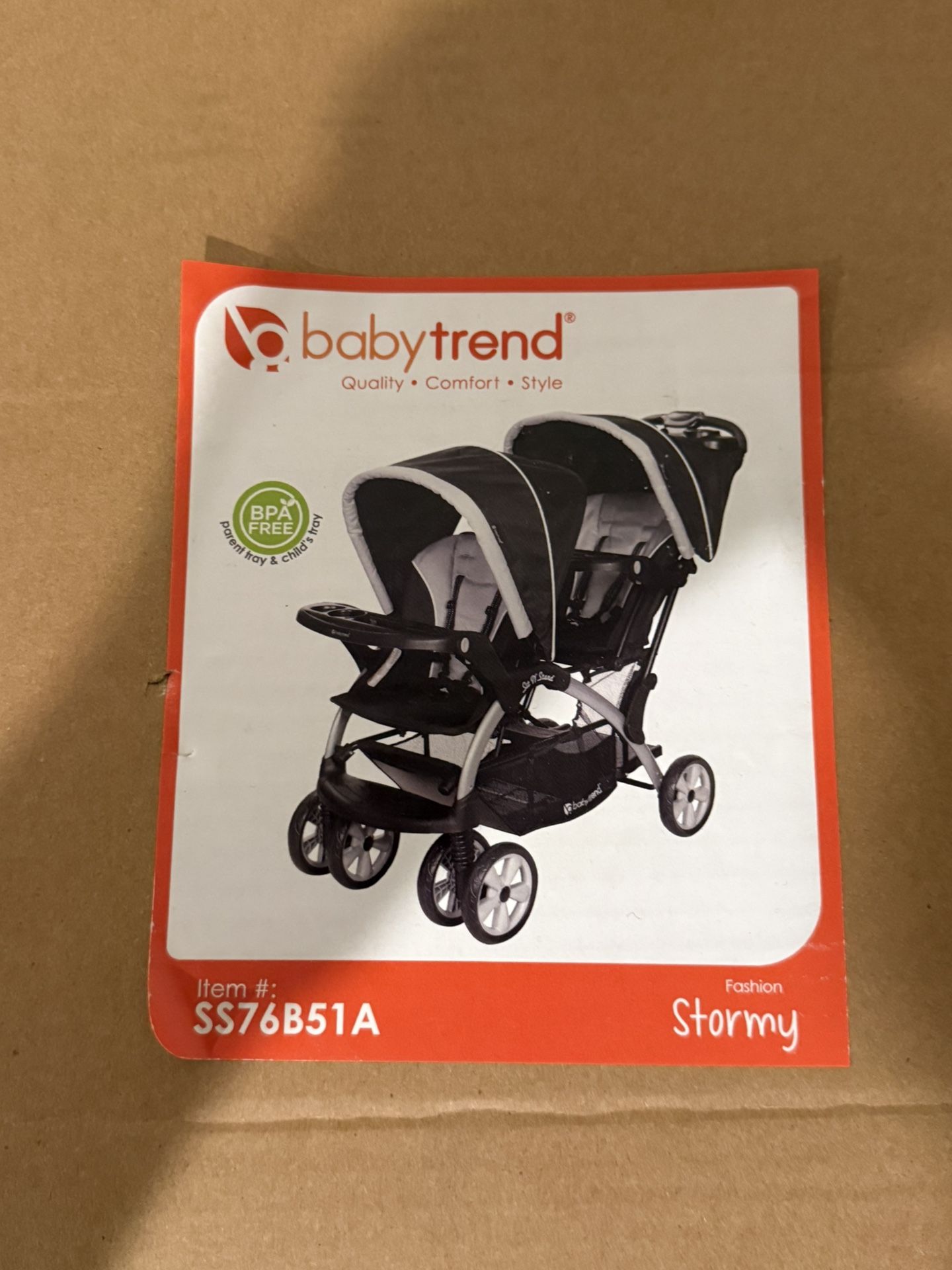 Baby Trend Double Stroller w/ Infant Car Seats