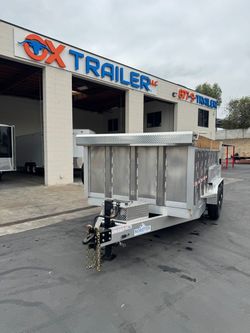 NORDTEK ALUMINUM DUMP TRAILER 7x14x4 TDM 14K GVWR