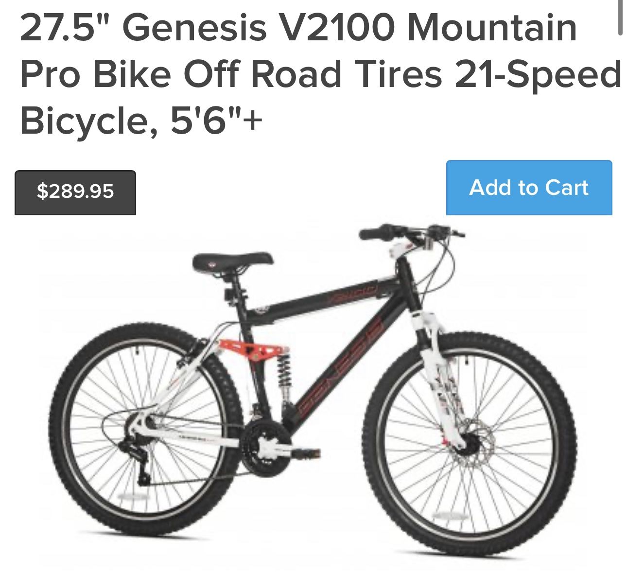 Genesis v2100 bike rims sale
