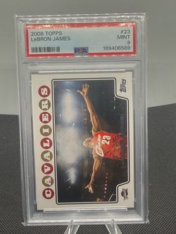 2008 Topps LeBron James #23 PSA 9 Mint