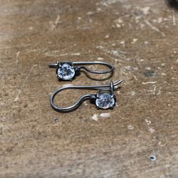 925 silver earrings / jewelry / diamond earrings