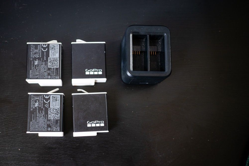 GoPro Dual Battery Charger Plus Endura Batteries 