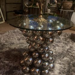 Global Views Sphere Table - Nickle
