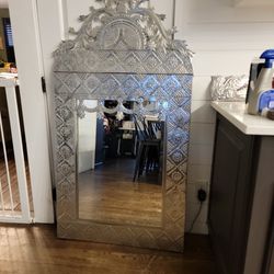 Mexican Tin Mirror 