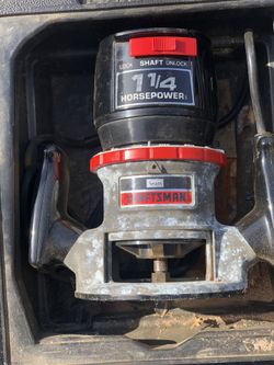 Sear Craftsman Router With Case 