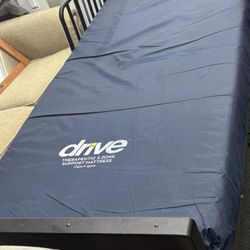 Full-Electric Hospital Bed w/ Therapeutic Mattress