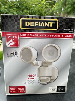 New Defiant Motion Activated Security Lights