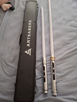 Ahsoka Style RGB Lightsabers With 100s Of Fonts