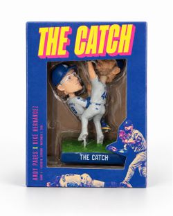 Dodgers “The Catch” Andy Pages & Kiké Hernández Bobblehead SGA