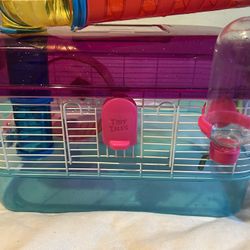 Hamster Cage + Necessities 