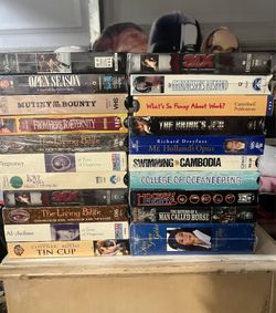Sealed VHS movies tapes vcr