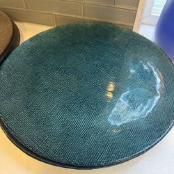 Aqua Blue Table Chargers 