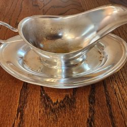 Vintage Silverplate Gravy Boat