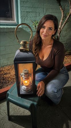 Feuerhand 276 Baby Special Lantern + Metal Glass Display Cage