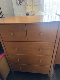 Bedroom set, nightstand, bed frame, dresser
