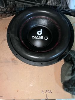 12 inch Diablo subwoofer 1400 watts RMS