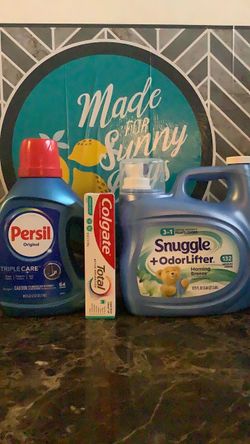 Persil, Snuggle, and Colgate Bundle price is firm