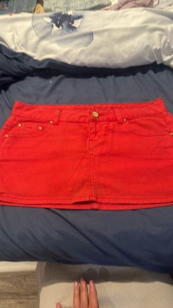 Red Guess skirt