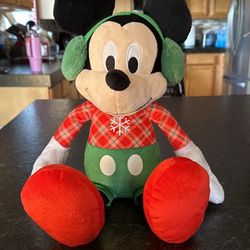 Disney Holiday Mickey Mouse Christmas Plush/Soft Toy 20”