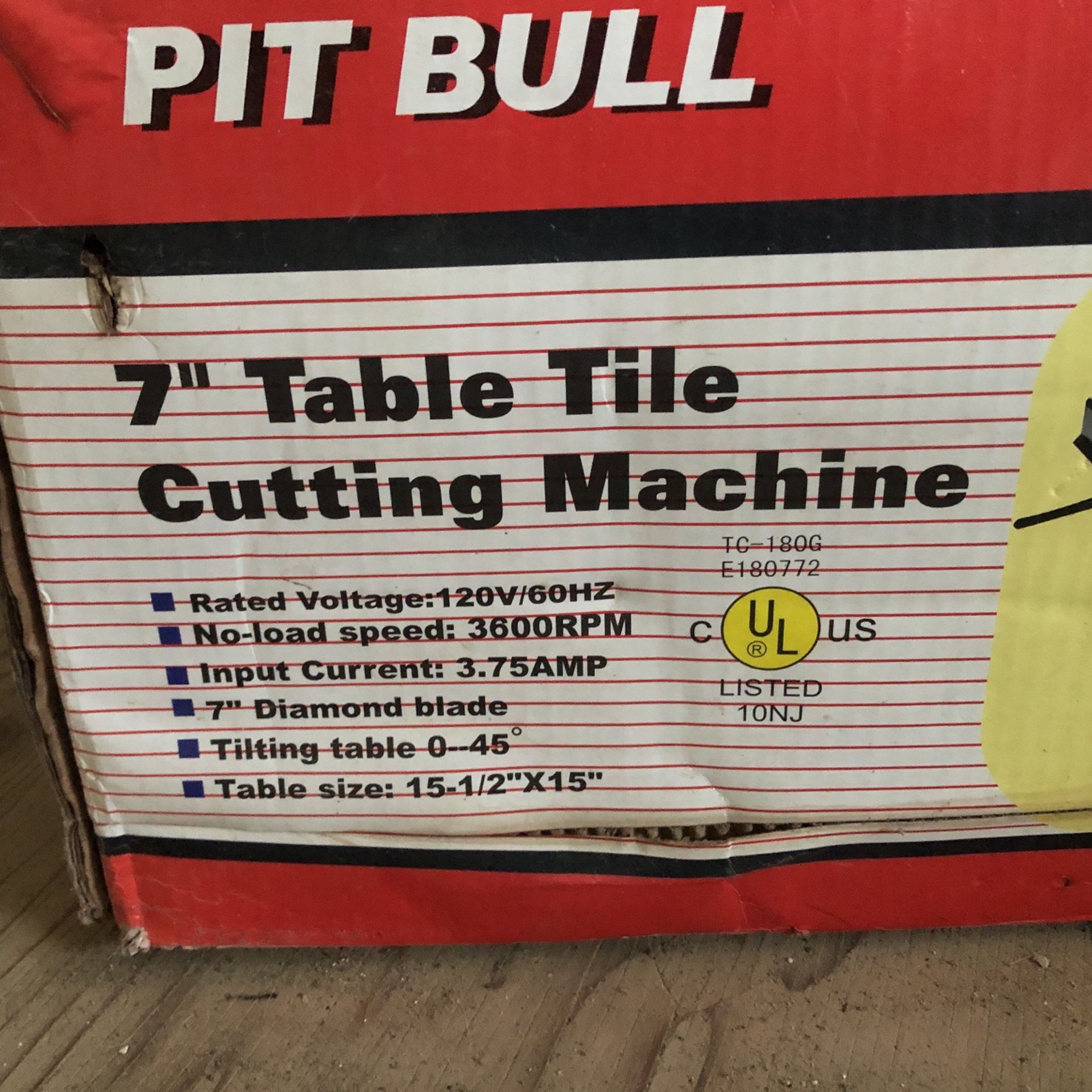 7” Table Tile Cutting Saw