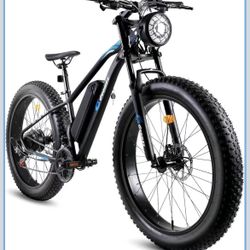  Wholesale Available Electric Bike , 26" x 4.0 Fat Tire Ebike, 350W (Peak 500W) 36V 10.4Ah Lithium Battery Electric Bicycle, 21-Speed, Up to 35 Miles