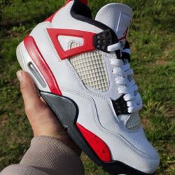 Red Cement Jordan 4's Men's Size 10