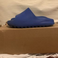 Adidas Yeezy Slide Azure Blue Size 5