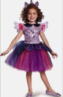 Disguise Twilight Sparkle Tutu Deluxe My Little Pony Costume, Small/4-6X , Purple Worn Once