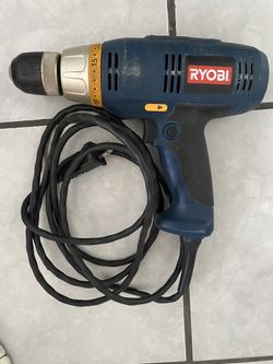 Ryobi Corded Drill With Case