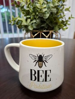 Bee Positive Ceramic Coffee Mug