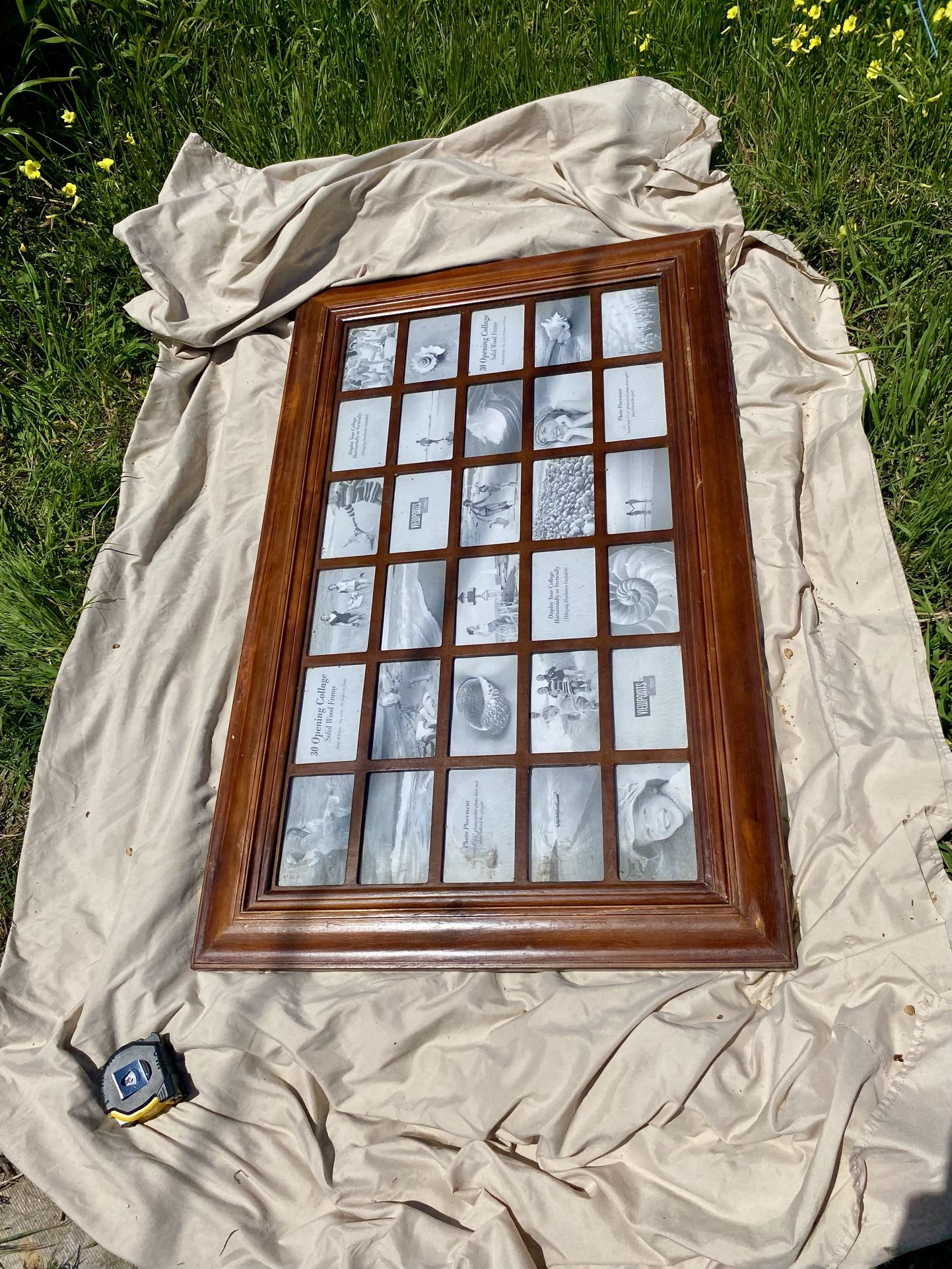 Vintage Wooden Collage Frame