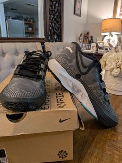 Nike Kyrie 8 "Orca" Black/Mercury Grey - Men's Size 12 (DJ6017-001)