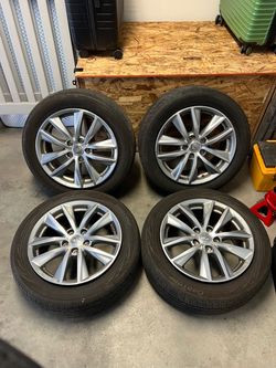 OEM Infiniti Q50 Premium 17” Wheels + Tires