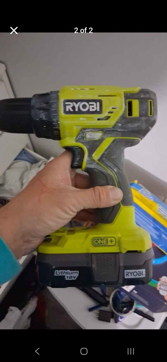 Ryobi Drill + Battery