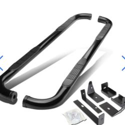 03-08 Nissan Murano Running Boards Black 3” Tubes 