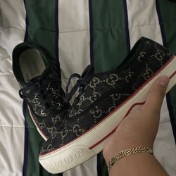 Gucci Tennis 1977 Low ‘GG Logo - Black Denim’