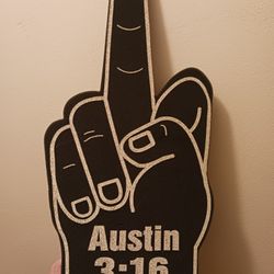 Wwe Stone Cold Foam Finger Vintage 