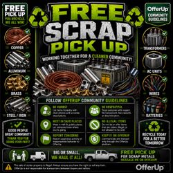 Free scrap metals pick up