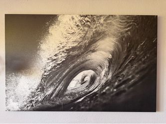 Wave canvas art (big!)