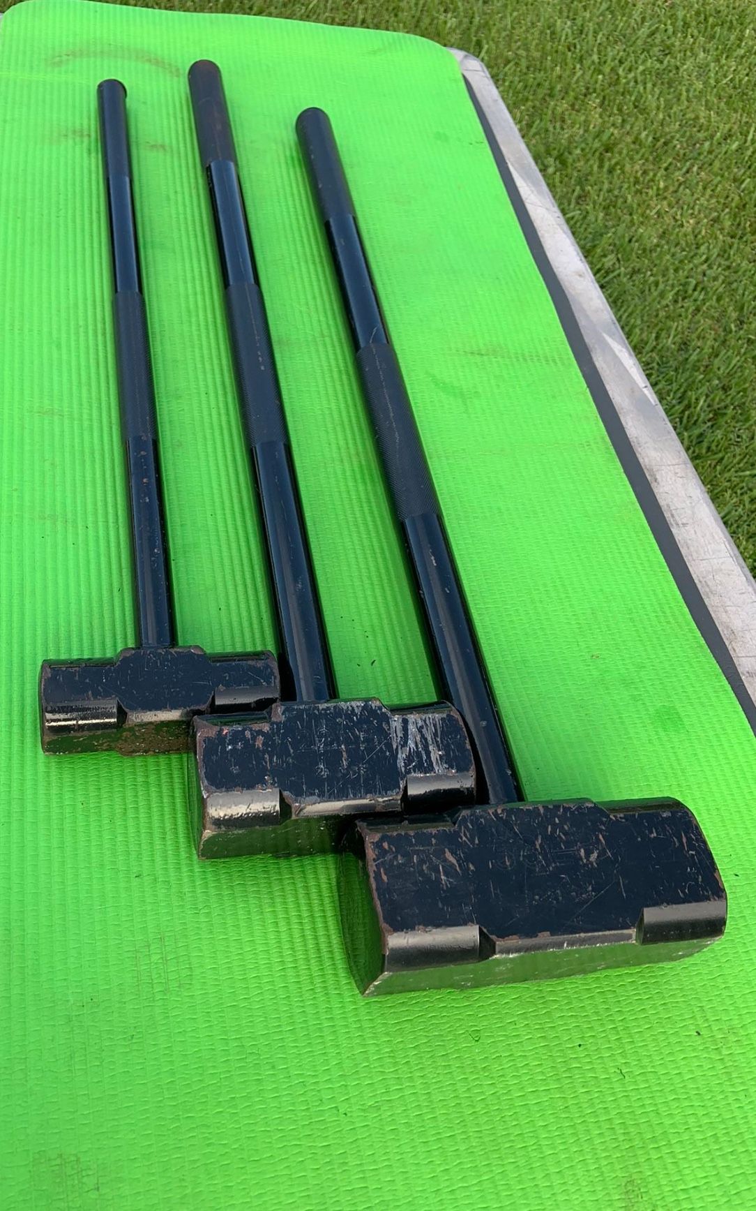 F45 Commercial Gym CrossFit Sledgehammer Set Of 3 Heavy Duty