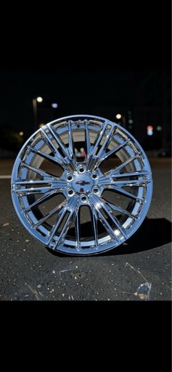 22x9 CHEVY GMC CHROME ZL1 SPECIAL WHEEL DEAL  PRICE IS INSTALLED AND OUT THE DOOR