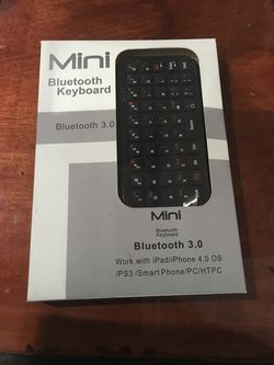 Mini Bluetooth Keyboard 3.0 Wireless Thumb Keyboard - In Box