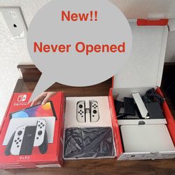 New Never Opened Nintendo Switch OLED